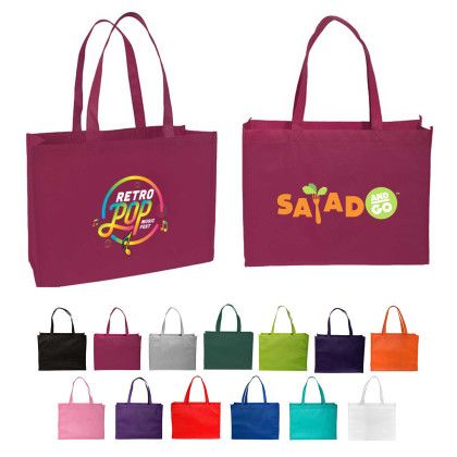 Custom Full Color Standard Non Woven Tote - All Colors