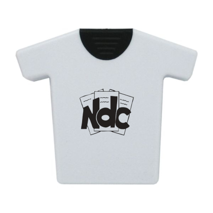 Custom T-Shirt Magnetic Clip - White