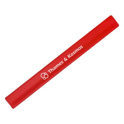 Custom Matte Slap Bracelet - Red