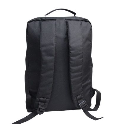 Custom Flex Computer Backpack - Black Back View