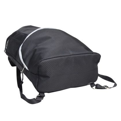 Custom RPET Ace Sports Drawstring Pack - Black Side View
