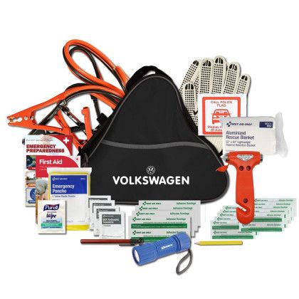 Custom Complete Vehicle Emergency & Repair Kit - Black