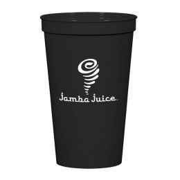 Customizable 22 oz Big Game Stadium Cup Black