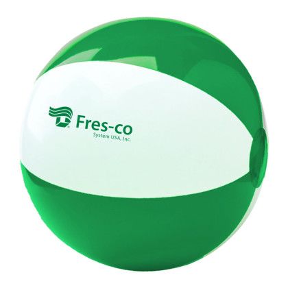 Promotional Two Tone Beach Ball - 6" - Green Promotional Two Tone Beach Ball - 6" - Green