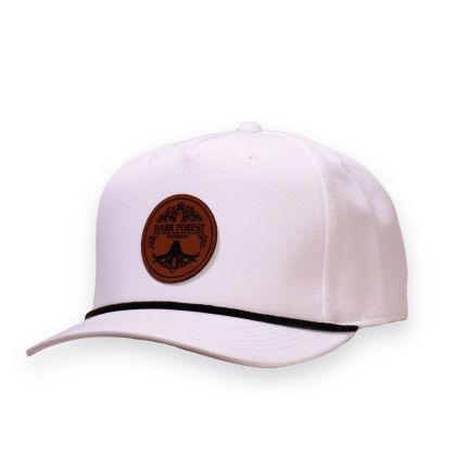 Custom Athletic Rope Cap - Faux Leather Applique