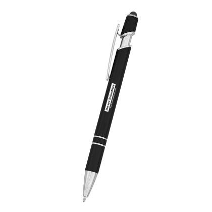 Custom Roslin Incline Stylus Blue Ink RABS Pen - Black Custom Roslin Incline Stylus Blue Ink RABS Pen - Black