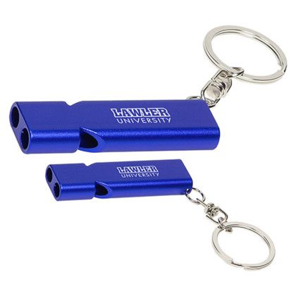 Custom Quick-Alert Safety Whistle - Blue