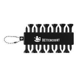 Custom RABS Golf Tee Set Keychain - Black