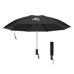 Custom 46" Arc Two-Tone RPET Inversion Umbrella - Black With Black