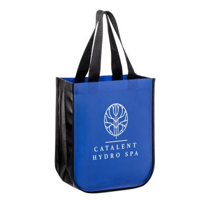 Custom Matte Laminated Designer Tote Bag  - Royal 