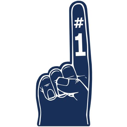 Custom 20" Foam #1 Hand - Navy