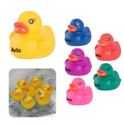 Custom Squeezable Colorful Duck - All Color Custom Squeezable Colorful Duck - All Color