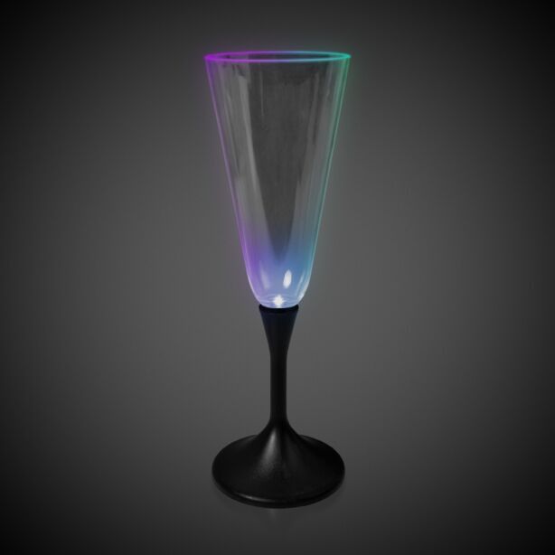 Customized Novelty Champagne & Wine Glasses | Light Up Champagne Glass