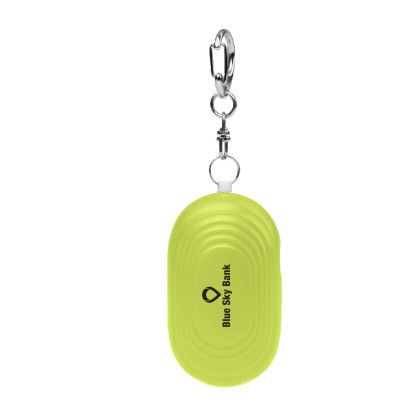 Custom Safety Alarm Light Key Chain - Safety Yellow