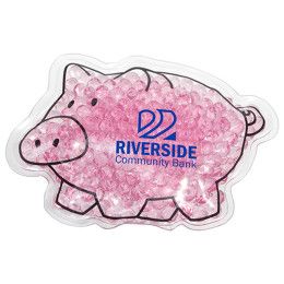 Custom Pig Hot/Cold Pack - Pink