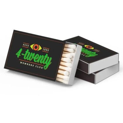 Custom Match Boxes l Custom Matches - Full color - Black