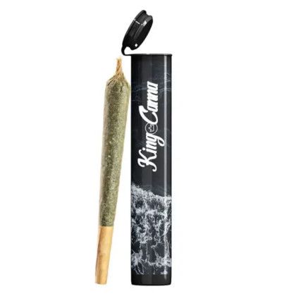 Custom Pre-Roll Joint Tube with Sticker / Label - Black
