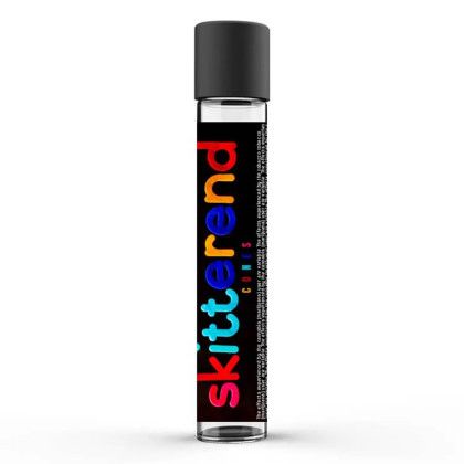 Custom Glass Pre Roll Joint Tube - Full Color Label - Black
