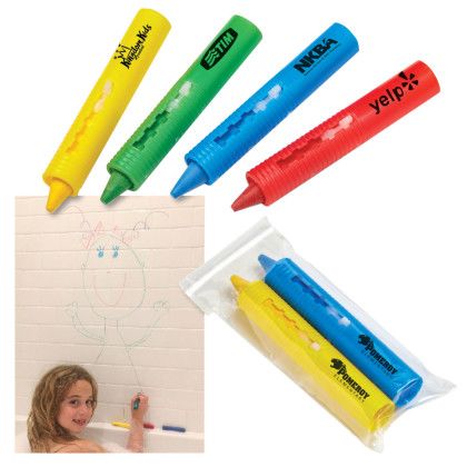 Custom 2-Pack Bathtub Crayon Set - All Colors 