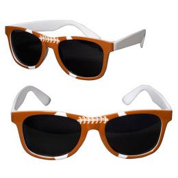 Custom Football Sunglasses - Brown