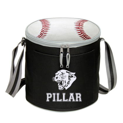 Custom Sports Cooler - Baseball - Black Custom Sports Cooler - Baseball - Black