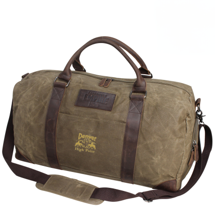 Custom Ford Wax Canvas Duffle - Brown