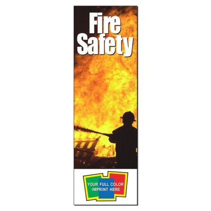 Custom Fire Safety Bookmark
