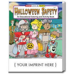 Custom Halloween Safety Coloring Book