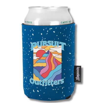 Custom Koozie Campfire Can Cooler - Royal Custom Koozie Campfire Can Cooler - Royal