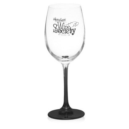 Custom 14 oz Wine Glasses - Black