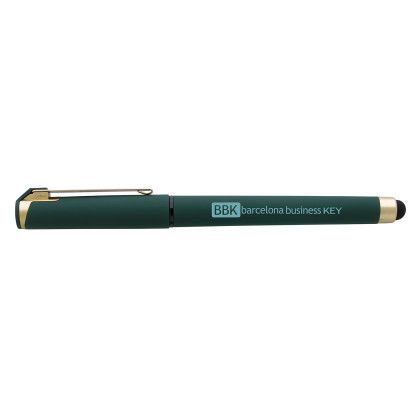 Custom Good Value Cali Gold Stylus RABS Pen - Forest Green 