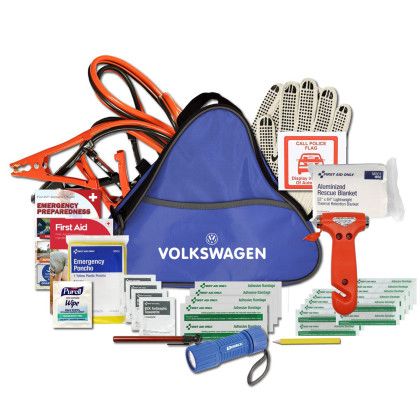 Custom Complete Vehicle Emergency & Repair Kit - Blue 