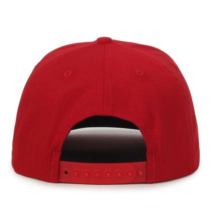 Custom American Made Solid Back - Red Back View