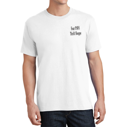 Custom Port & Company Core Cotton T-Shirt - White