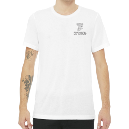 Custom Bella+Canvas Unisex Triblend Short Sleeve Tee - White