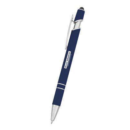 Custom Roslin Incline Stylus Blue Ink RABS Pen - Navy Custom Roslin Incline Stylus Blue Ink RABS Pen - Navy