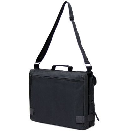 Custom Reversible Messenger - Black Back View