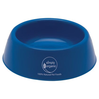 Custom Plastic Pet Bowl - Blue