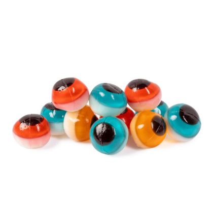 Custom BOO Diecut Box with Gummy Eyeballs - Candy View