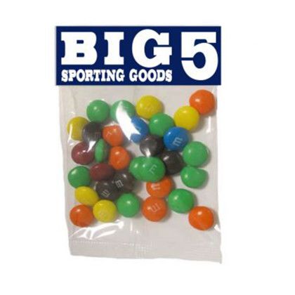 Custom Small Header Bags - M&M's Custom Small Header Bags - M&M's