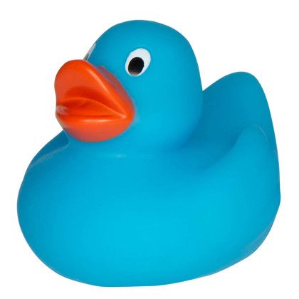 Custom Lil' Rubber Duck - Blue - Side