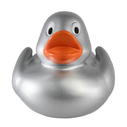 Custom Lil' Rubber Duck - Silver