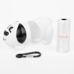 Custom Dog Waste Bag Dispenser - White 