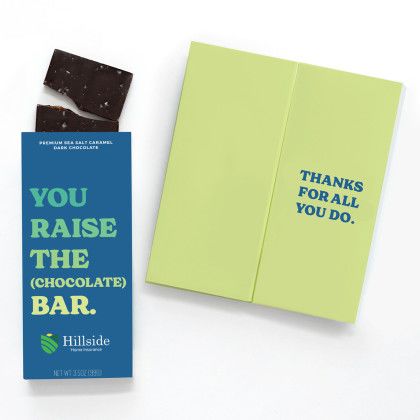 Custom Sweeter Cards with Sea Salt Caramel Chocolate Bar - Design 4