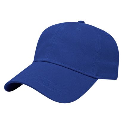 Custom Lightweight Structured Low Profile Cap - Genuine Leather Applique - Royal Custom Lightweight Structured Low Profile Cap - Genuine Leather Applique - Royal