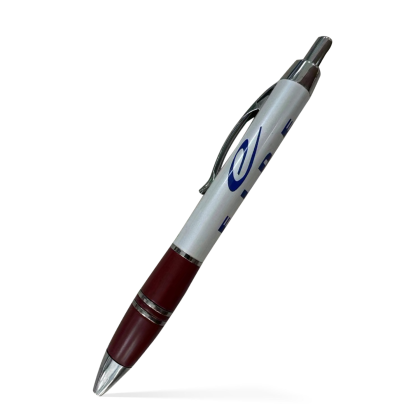 Custom Aluminum Ballpoint Click Metal Pen - Retractable - Red