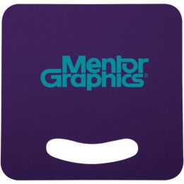 Custom Square Hand Fan - Purple 