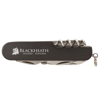 Custom Monterey 12-in-1 Pocket Knife - Black Close View