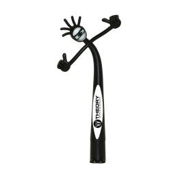 Custom Promo Black Thumbs-Up Bend-a-Pen