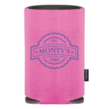 Custom Collapsible KOOZIE Can Kooler - Pink